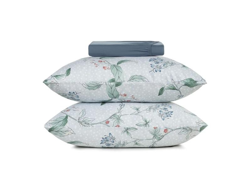Jogo de Cama 3 Peças Queen Altenburg Toque Acetinado Florescer