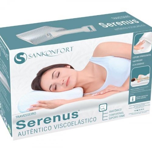 Travesseiro Viscoelástico Serenus Sankonfort