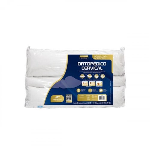Travesseiro de Espuma Ortopédico Cervical Fibrasca