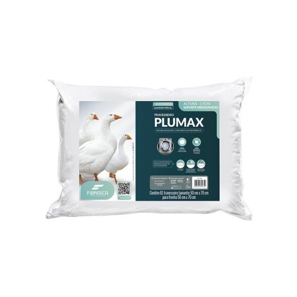 Travesseiro de Fibra Plumax Fibrasca
