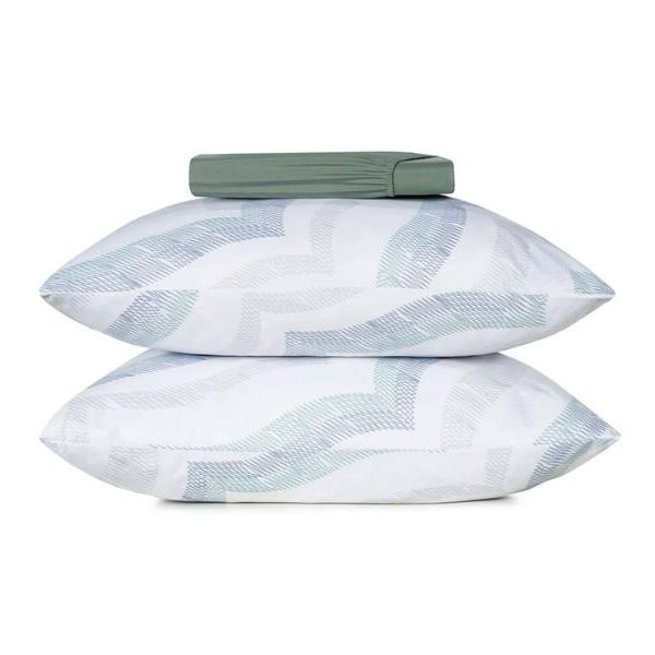Jogo de Cama Queen Altenburg 3 Peças Toque Acetinado Marine